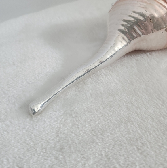 St. Nicholas Square Glass Pearl Glitter Seashell Holiday Christmas Ornament NWT - Picture 5 of 14